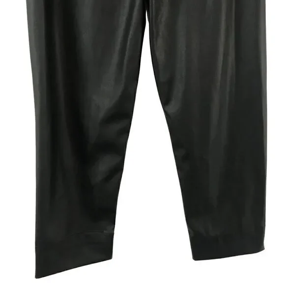New! Pistola Kellin Faux Leather Straight Leg High WaisFleece Line Trouser Pants